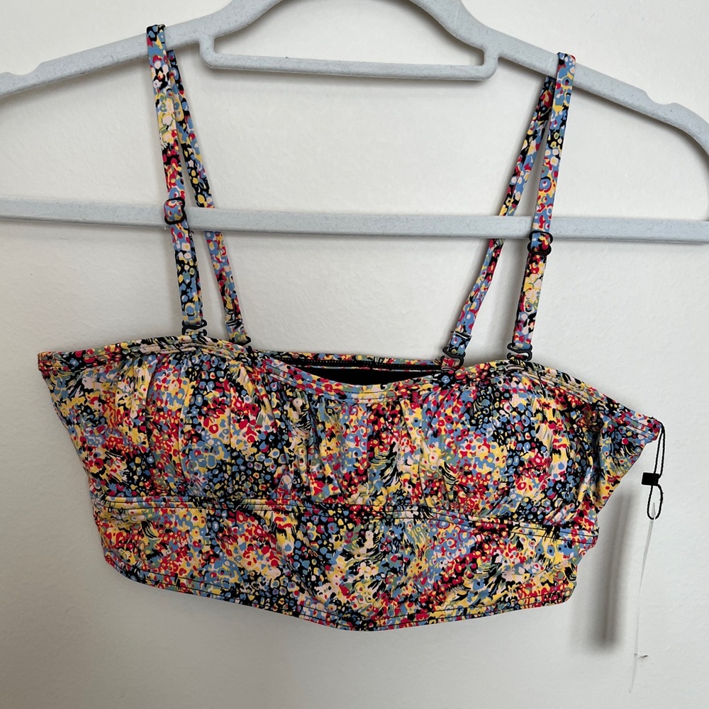 Pink Clove Swimsuit Top XS Colorful Padded New NWT Adjustable